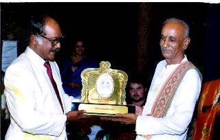 S. Ram Bharati and Head Master Venkatakrishnan R.