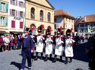 Dfil des Milices Vaudoises, Yverdon-les-Bains