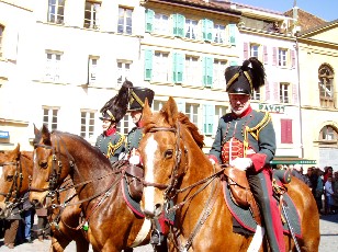 Dfil des Milices Vaudoises, Yverdon-les-Bains