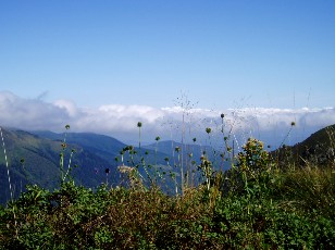 La monte au lac Bleu
