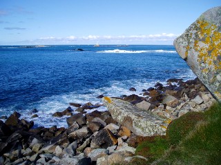 Cte de Trmazan en avril 